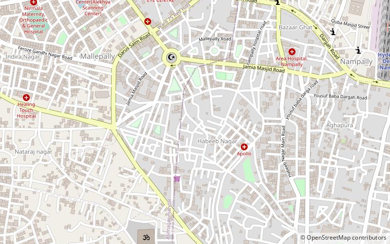 mallepally hajdarabad location map