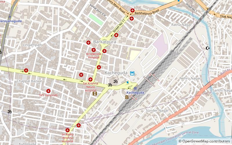 Kachiguda location map