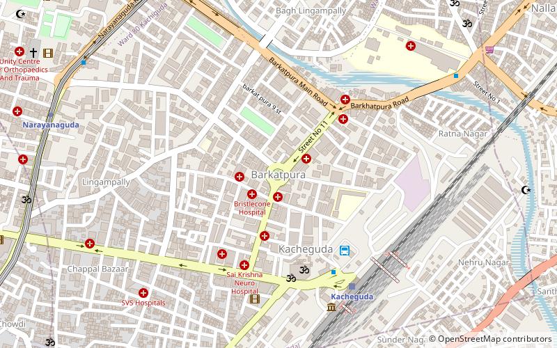 barkatpura hajdarabad location map