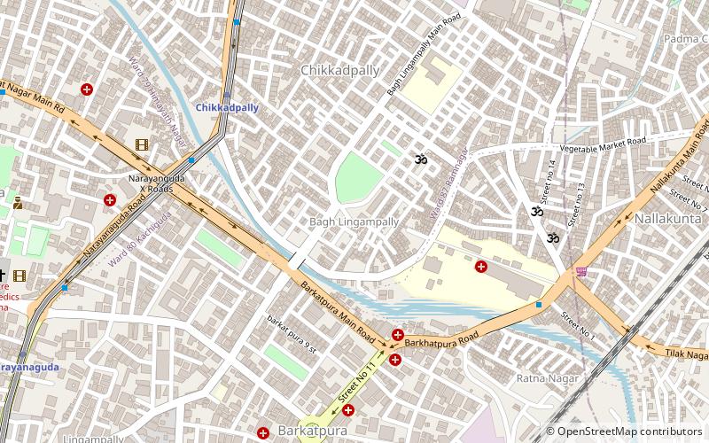 bagh lingampally hajdarabad location map
