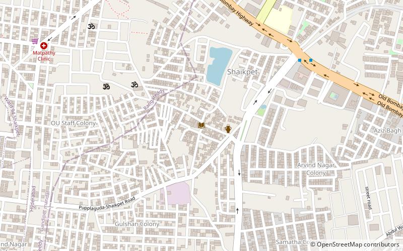 Shaikpet location map
