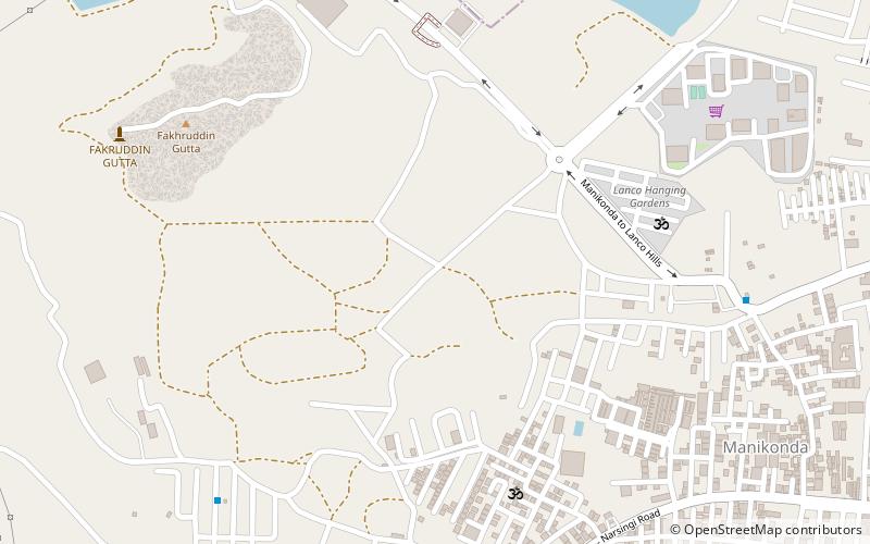 manikonda location map