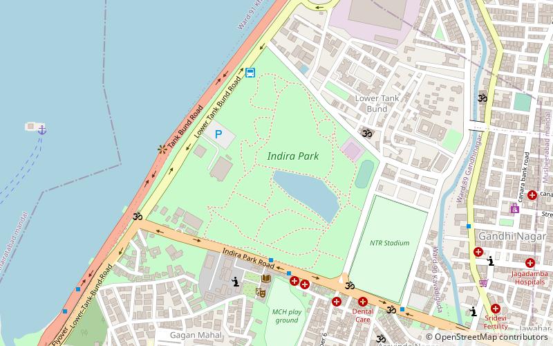 indira park hajdarabad location map