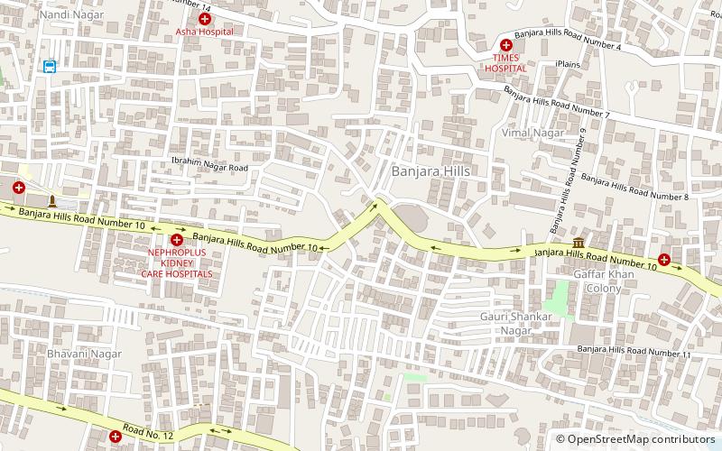 Film Nagar location map