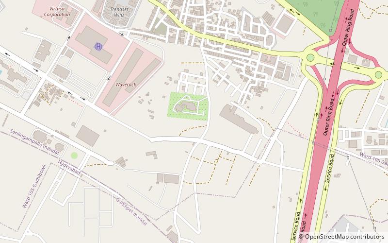 Nanakramguda location map