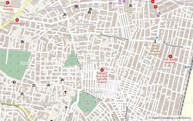 Warsiguda location map