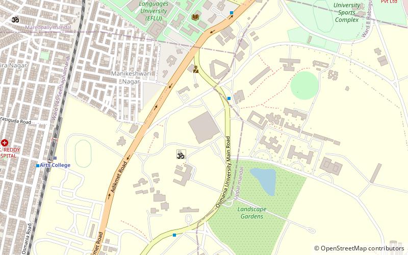 Osmania Arts College location map
