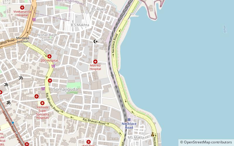 necklace road mmts station hajdarabad location map