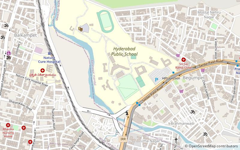 The Hyderabad Public School location map