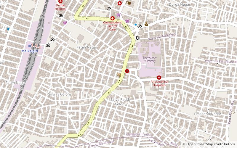 sai ram theatre hajdarabad location map
