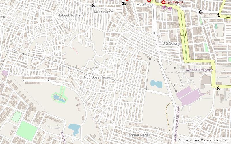 moti nagar hajdarabad location map