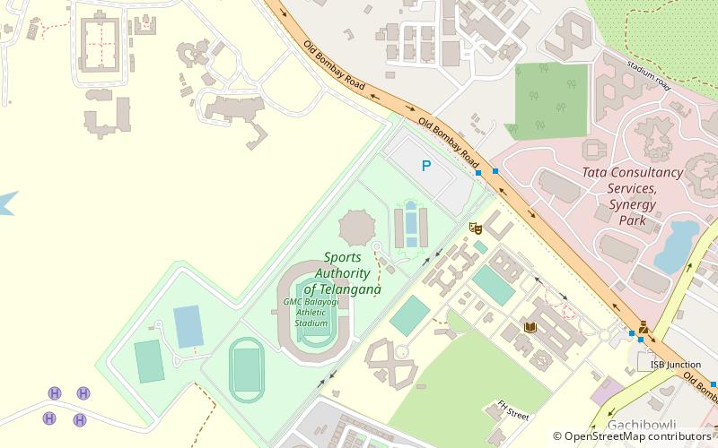 G. M. C. Balayogi Indoor Stadium location map