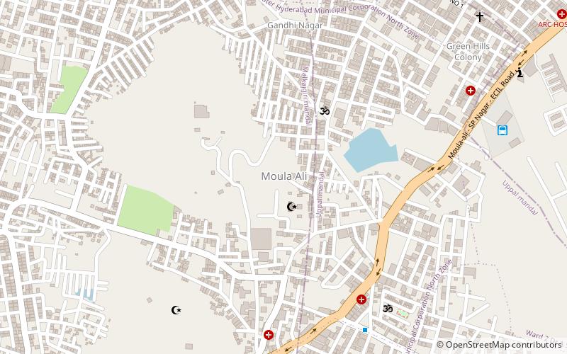 moula ali hajdarabad location map