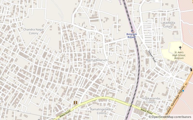 macha bollaram location map