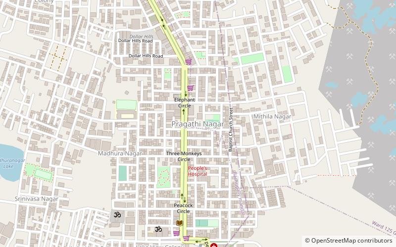 pragathi nagar location map