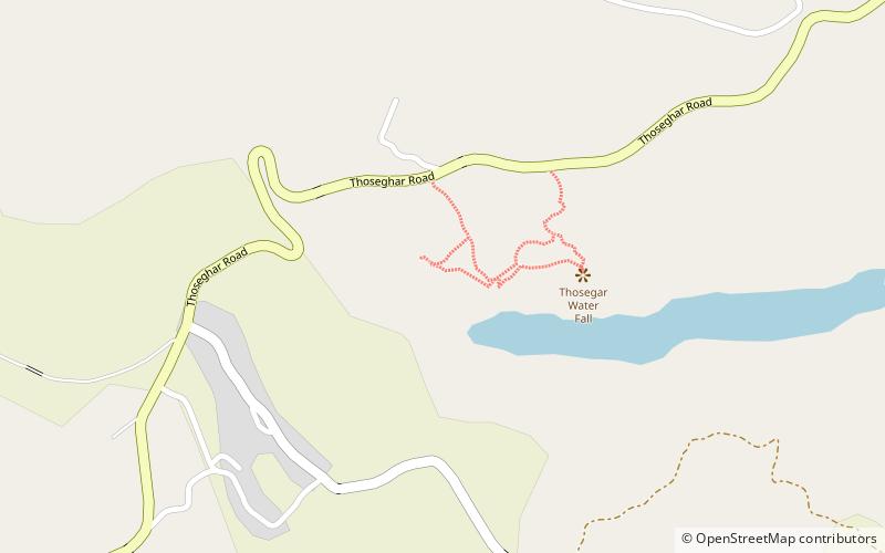 Thoseghar Waterfalls location map