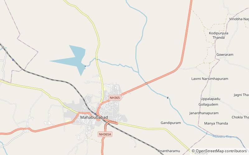 Mahabubabad location map