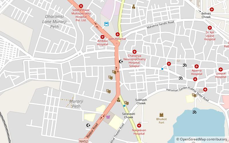 bhagwat big cinemas solapur location map