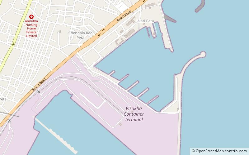 Visakhapatnam Fishing Harbour location map