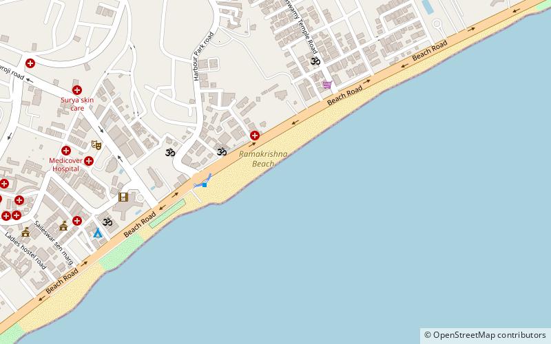 RK Beach location map