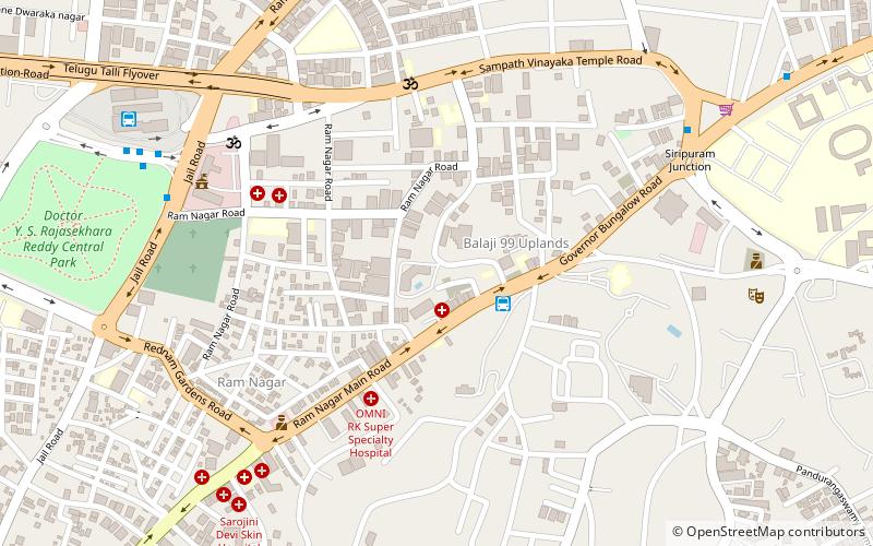 Waltair Uplands location map