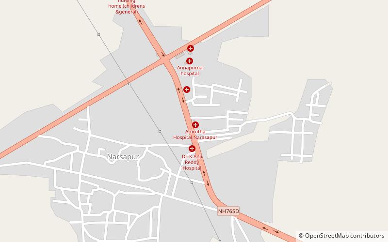 Narsapur location map