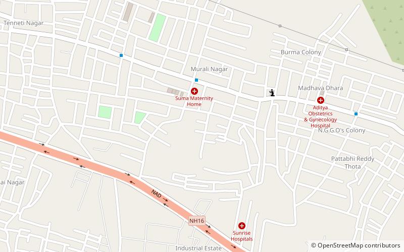 madhavadhara visakhapatnam location map