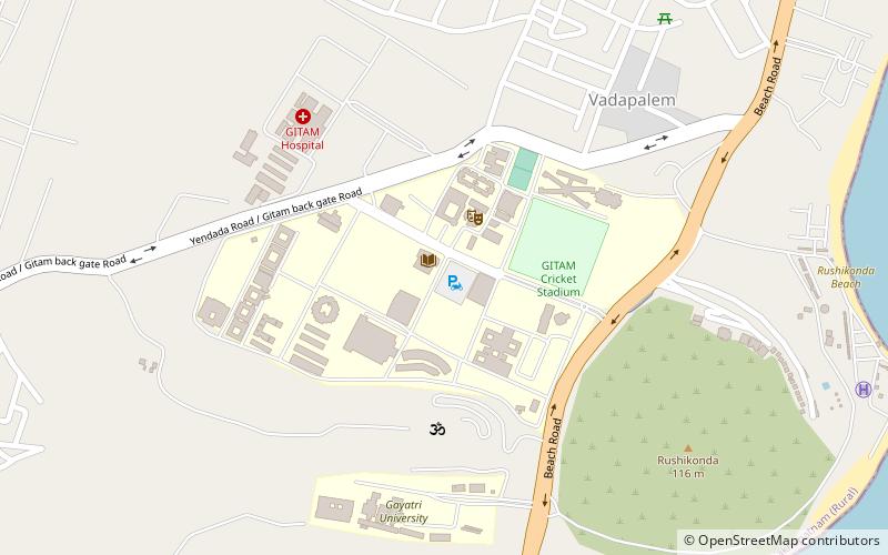 GITAM University location map