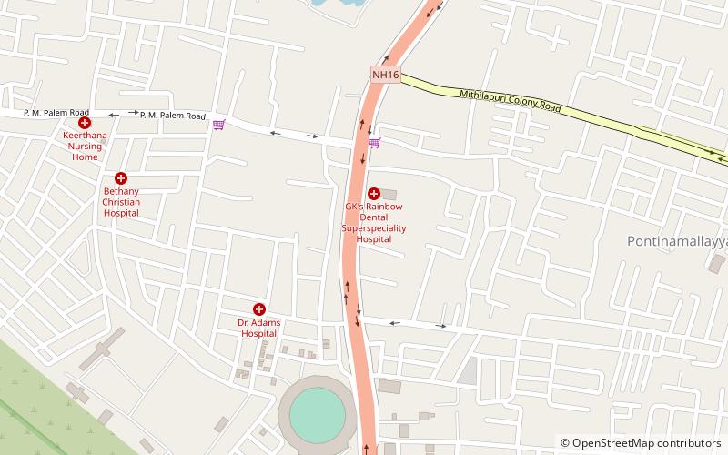 Madhurawada location map
