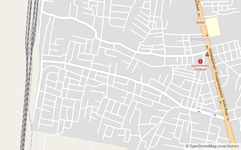 vishaka sri sarada peetham visakhapatnam location map
