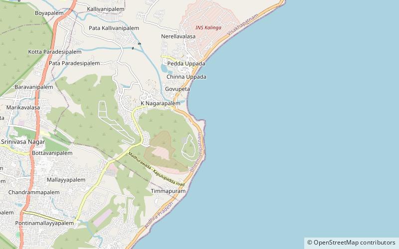 Mangamaripeta location map