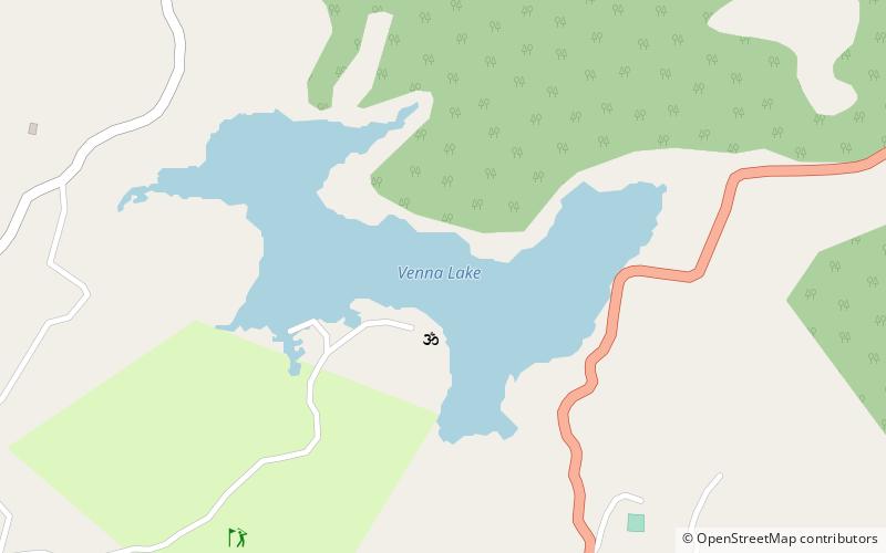 Venna Lake location map