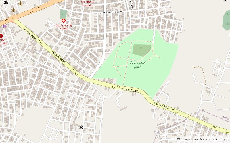 Kakatiya Zoological Park location map