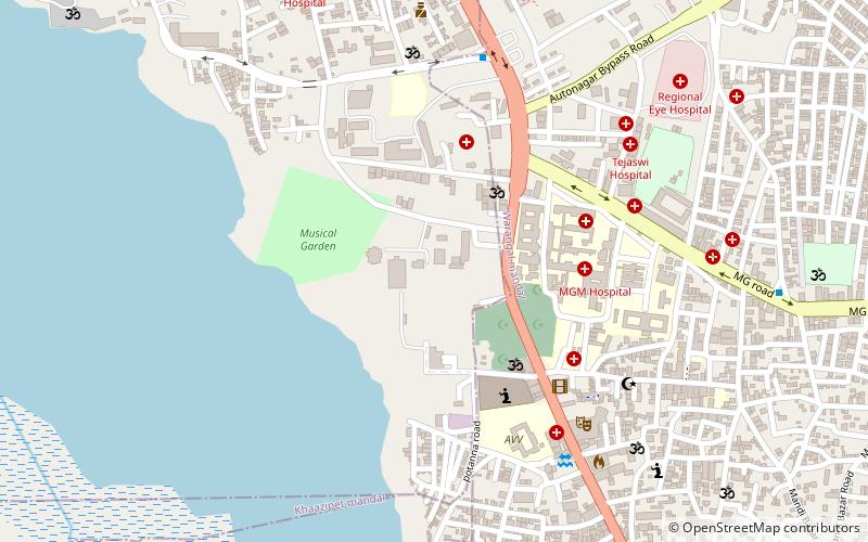 Late 2011 Telangana protests location map