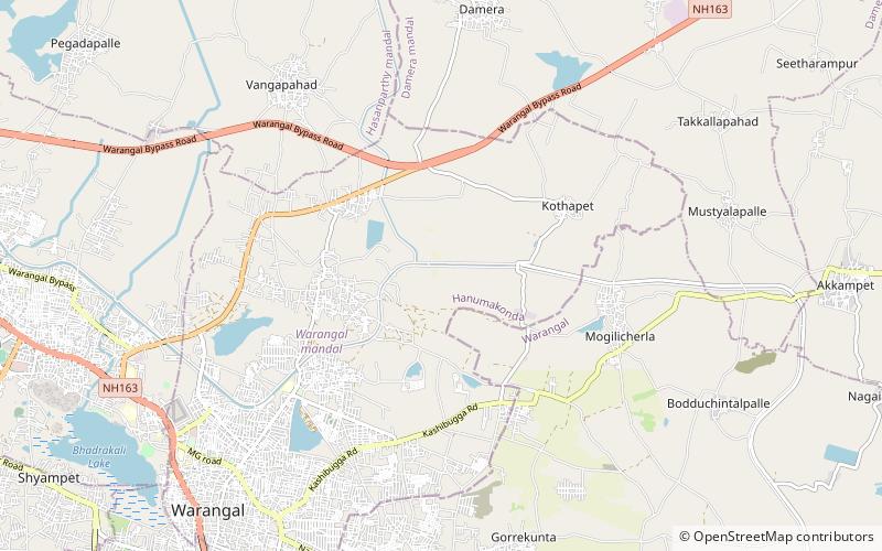 Hanamkonda location map