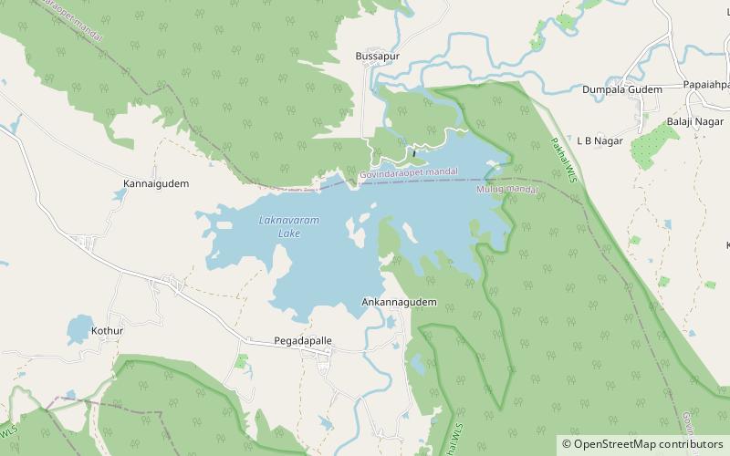 Laknavaram Lake location map