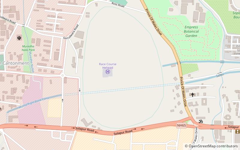 Pune Race Course location map