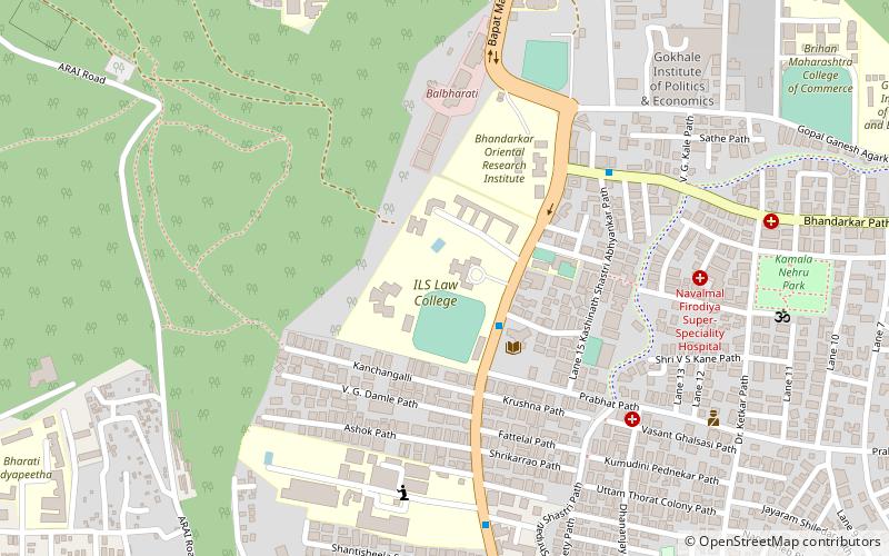 ils law college pune location map