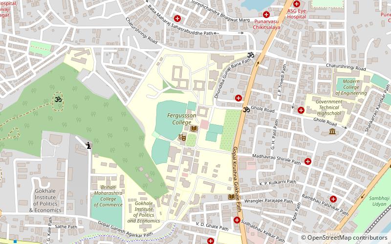 tuljaram chaturchand college pune location map