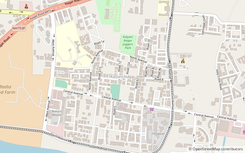 kalyani nagar pune location map