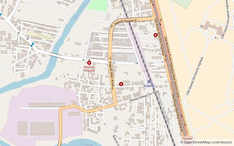 Dapodi location map