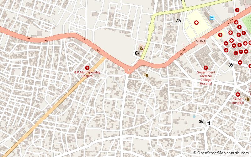 Nizamabad South mandal location map