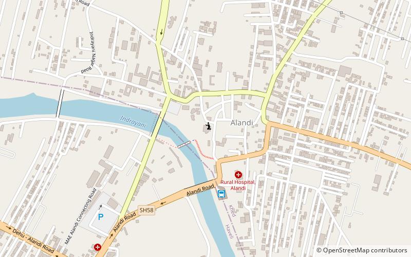 Alandi location map
