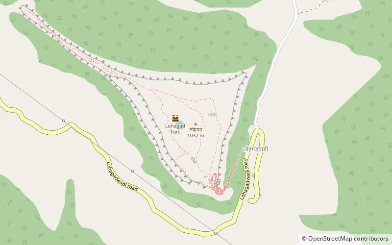 Lohagad-Fort location map