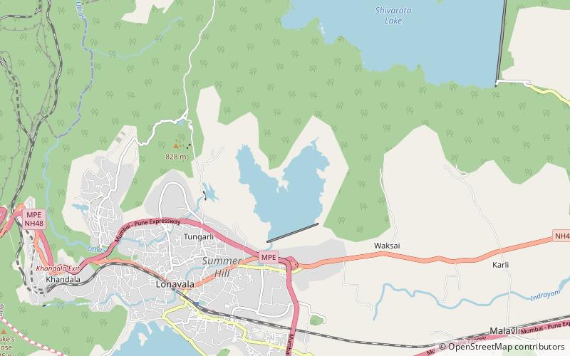 valvan dam lonavala location map