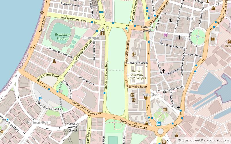 Oval Maidan location map