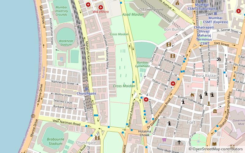 Cross Maidan location map