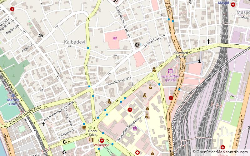 dava bazaar mumbaj location map