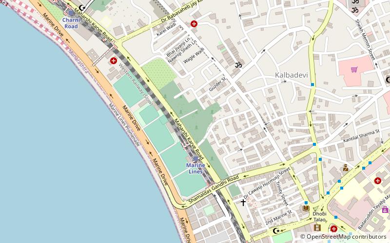 bada qabrastan mumbai bombay location map