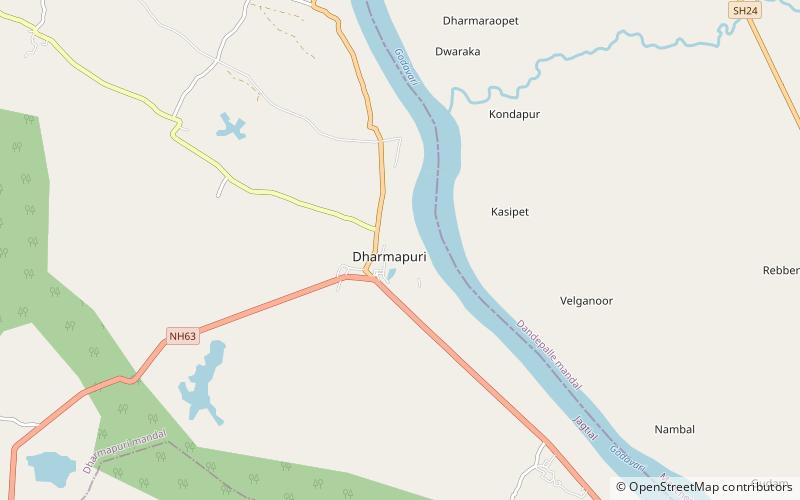 yoga narasimha swamy dharmapuri location map